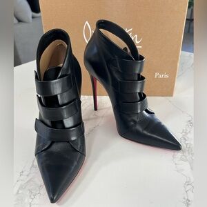 Christian Louboutin stiletto Trinni booties. Size 39.5.